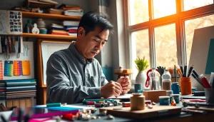 Craft unique customized keychains with vibrant colors and personal designs.