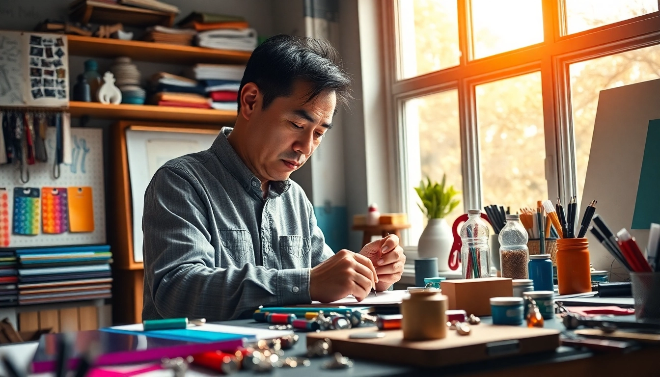 Craft unique customized keychains with vibrant colors and personal designs.
