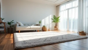 Experience pristine Lavaggio tappeto Milano with a beautifully maintained rug in a cozy living room.