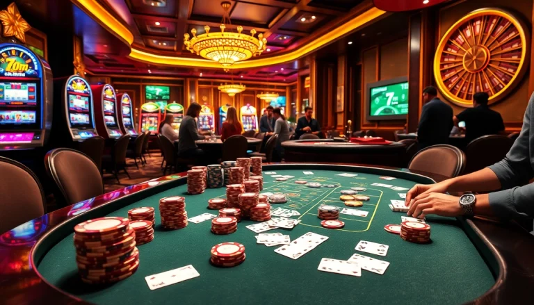 Experience the thrill of 7m sports betting at a luxurious casino with dynamic gaming elements.