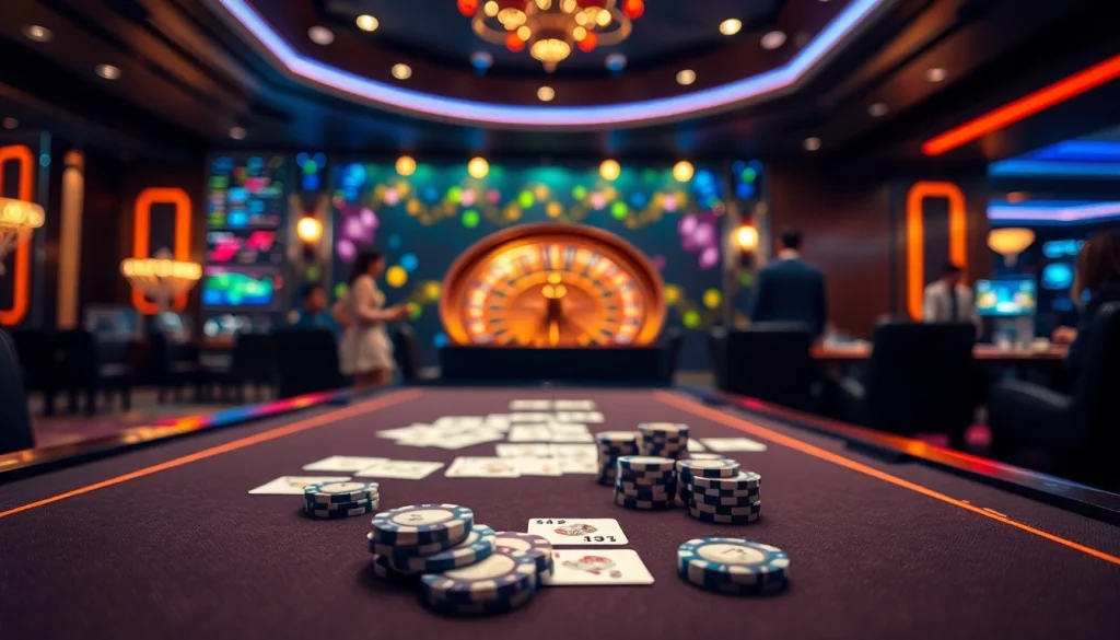 Experience thrilling games at Nhà cái F8BET with luxurious casino settings and vibrant online interfaces.