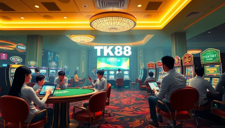Experience the thrill of online gambling at tk88win.live with players enjoying various exciting games.