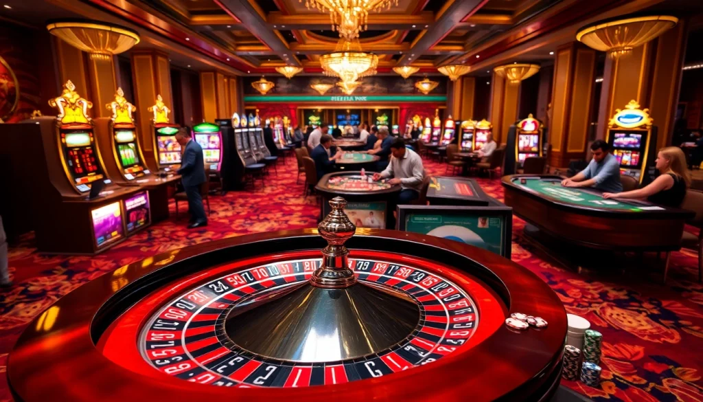 Experience the thrill of betting at https://debet23.com/ in a luxurious casino ambiance.