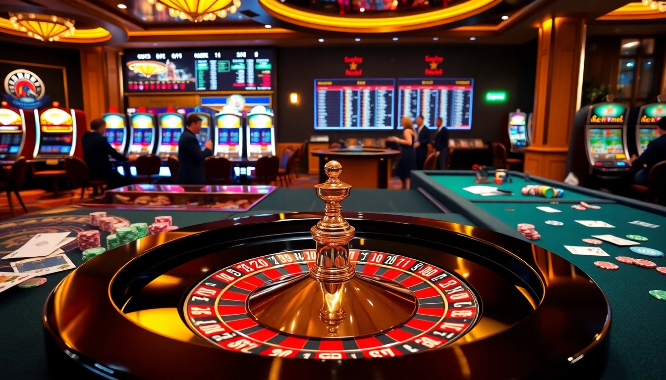 Exciting roulette action at the casino, showcasing https://88i8i.net/ with vibrant chips and dynamic gameplay.