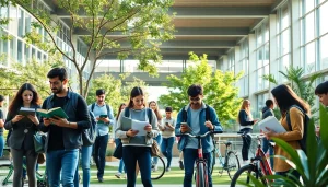 Students outdoor studying and collaborating at İstanbul Medipol University, highlighting the vibrant campus life as they prepare to apply.