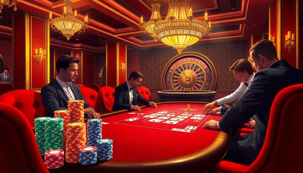 Experience the excitement of high-stakes poker at https://lu88vip.net/ with luxurious casino elements and vibrant gameplay.