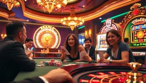 Experience thrill and excitement at the casino with i9bet nhận 100K in a vibrant gaming scene.