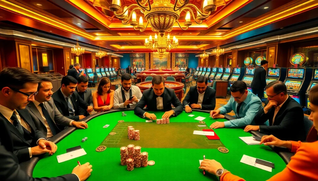 Experience thrilling betting action at https://5mbcr.com/ with vibrant poker tables and exciting casino gameplay.