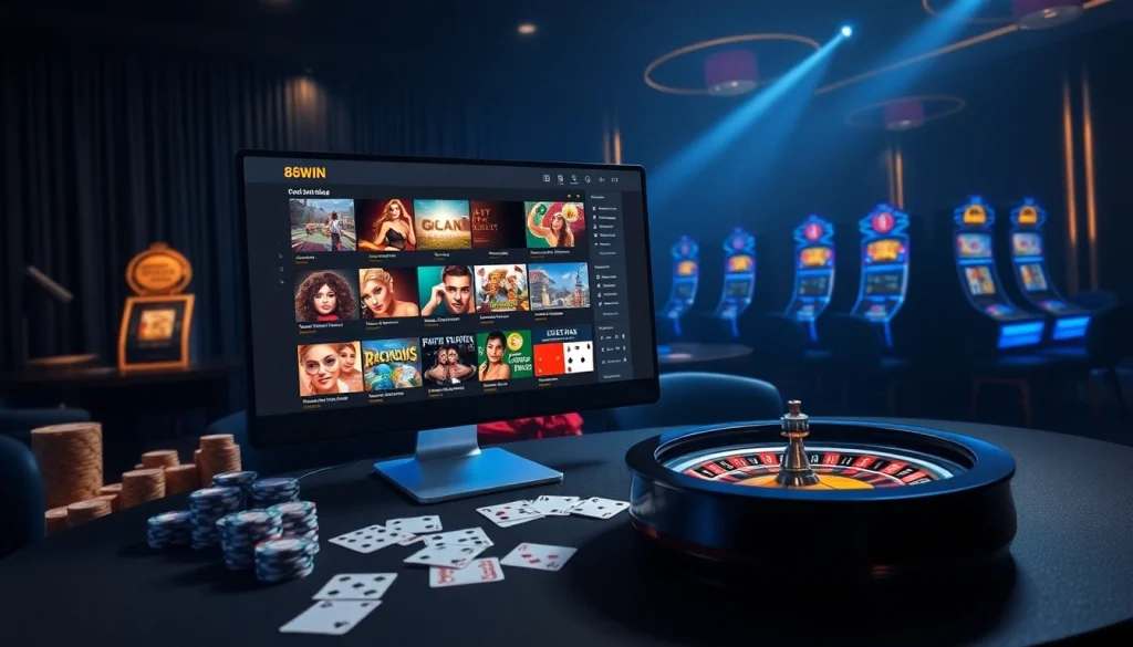 Experience thrilling gameplay at 68WIN with captivating casino tables and vibrant betting interfaces.