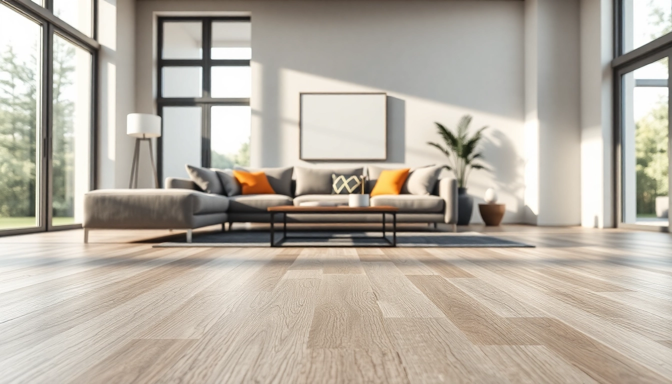 Explore the beauty of waterproof vinyl flooring showcased elegantly in a modern living space.