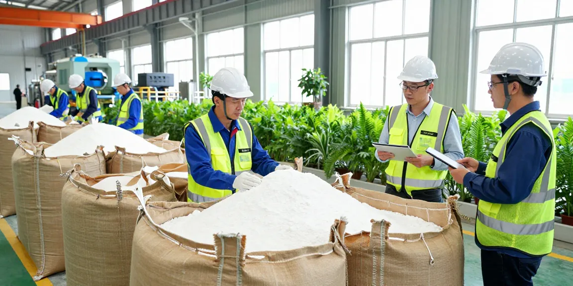 Jiefa Lignosulfonate production quality control in a modern facility.
